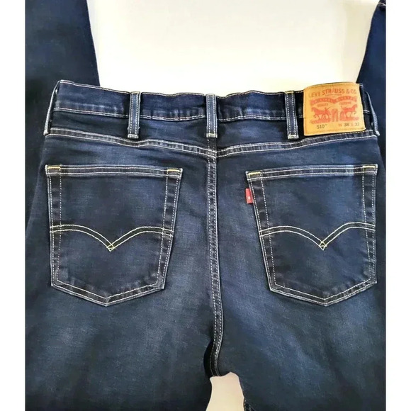Men's Levi's  510 Blue Jeans 38x32 - Picture 5 of 6